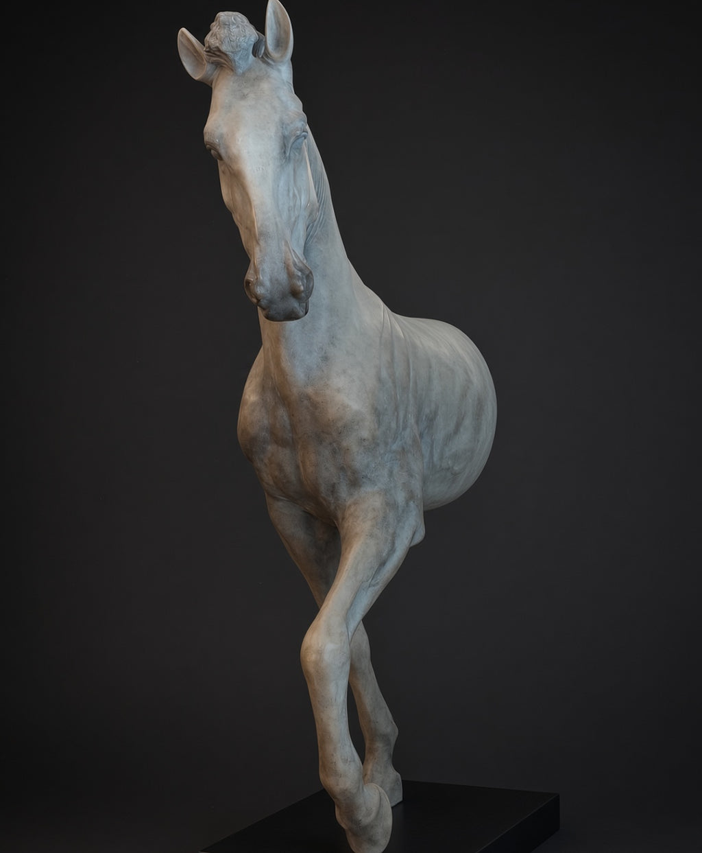 Aurelius Half-Body Horse Sculpture