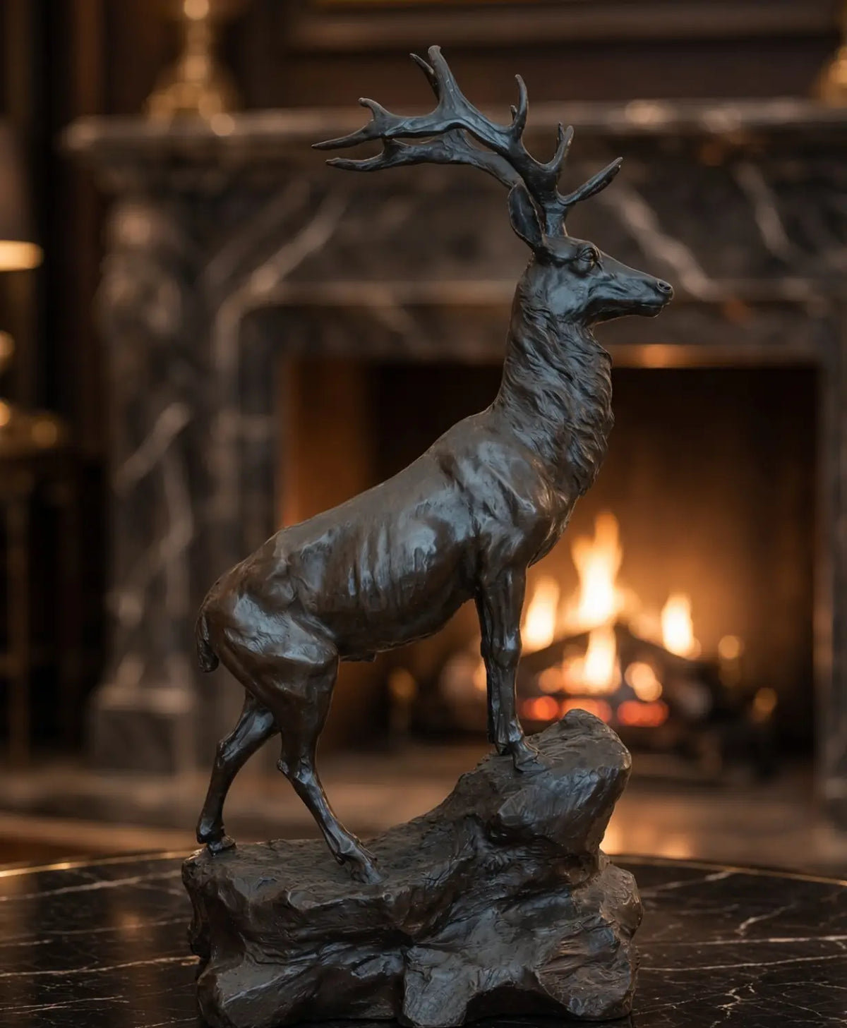Bronze Stag Sculpture