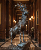 Bronze Stag Sculpture