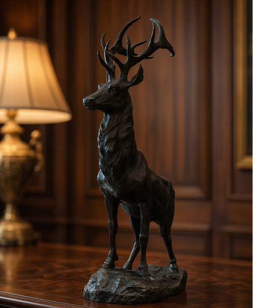 Bronze Stag Sculpture